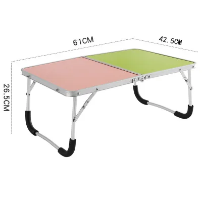 Picnic Simple mesa plegable Durable Portable aleación de aluminio barbacoa Mesa parque de senderismo Camping viajes al aire libre Ultra-ligero escritorio LY143