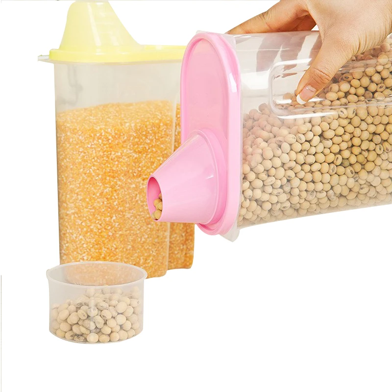 

Eco-friendly Kitchen Tools Kitchen Storage Tank With Lid And Seal Cans Of Food Grain Storage Tank Dry Cargo