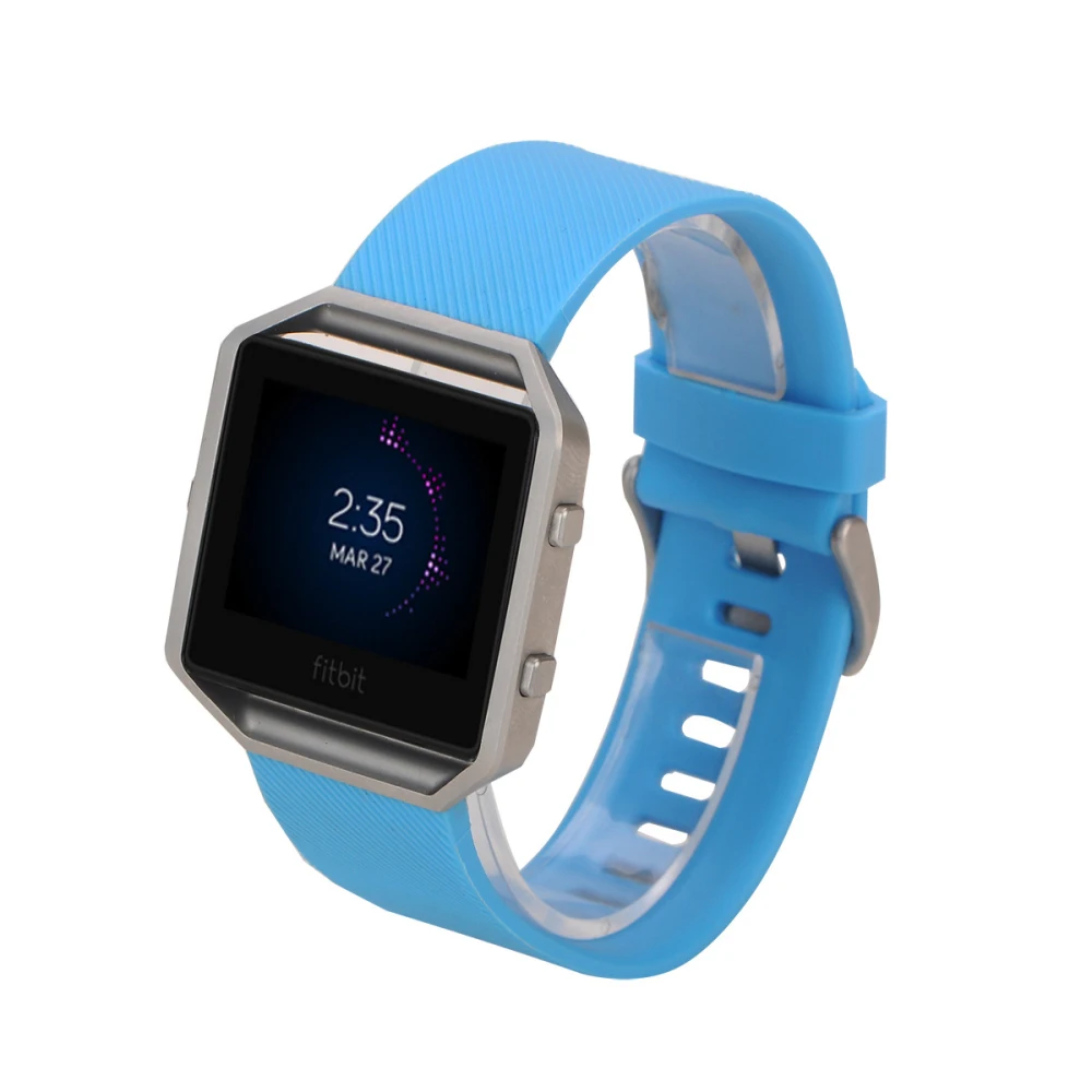 14 цветов спортивные наручные часы для Fitbit Blaze Band Мягкие силиконовые ремешок Смарт