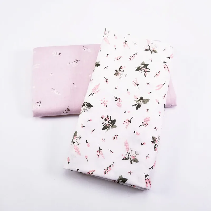 

Pink Printed Cotton Twill Fabric For Dress Patchwork Textile Cotton Cloth DIY Sewing Fabric Kids Cotton Fabric Meter