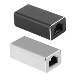 Алюминий анти-Thunder RJ45 8P8C Ethernet RJ45 женский разъем PC сети аксессуары