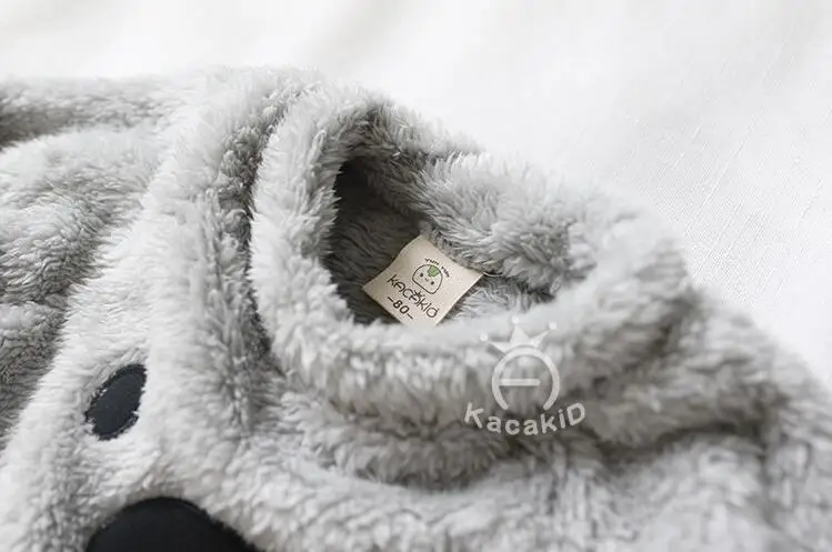 Мультфильм флис Одежда для новорожденных животных в целом Menino Детский костюм теплый с длинным рукавом Детские Комбинезоны для малышек в розницу для маленьких мальчиков комбинезон