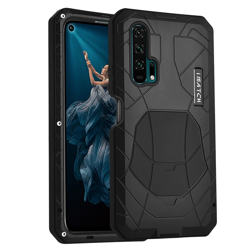 

for Huawei Honor 20 Pro Case Aluminum metal+silicon back Cover for Honor 20 Coque