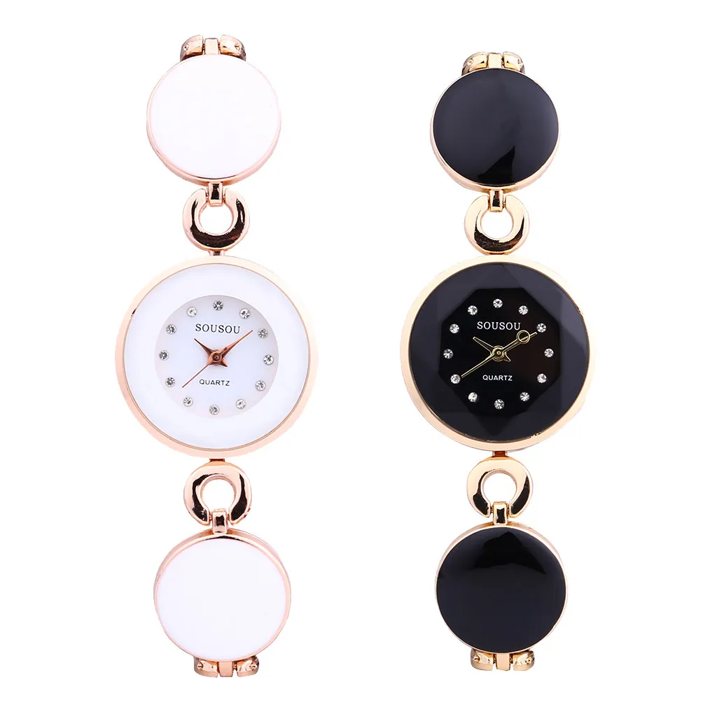 

Hot Sousou 2019 Watch Women Gold Vintage Luxury Clock Women Bracelet Watch Ladies Brand Luxury Stainless Steel Women Clock Gifts