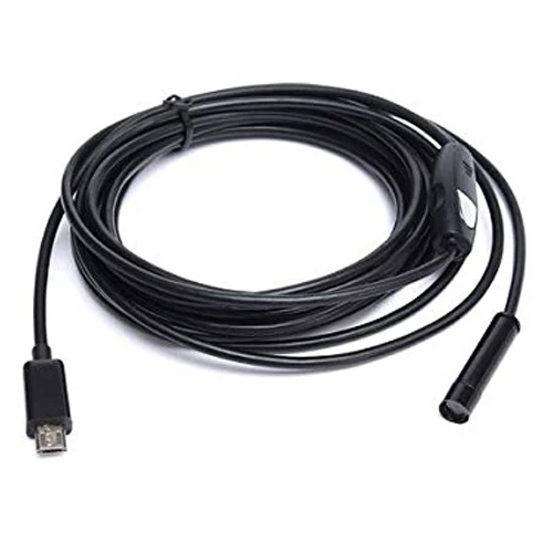 

5 Packs 1M 6 LED 7mm Waterproof Lens Android Endoscope Tube Camera Channel Camera Inspection Camera Borescope Camera