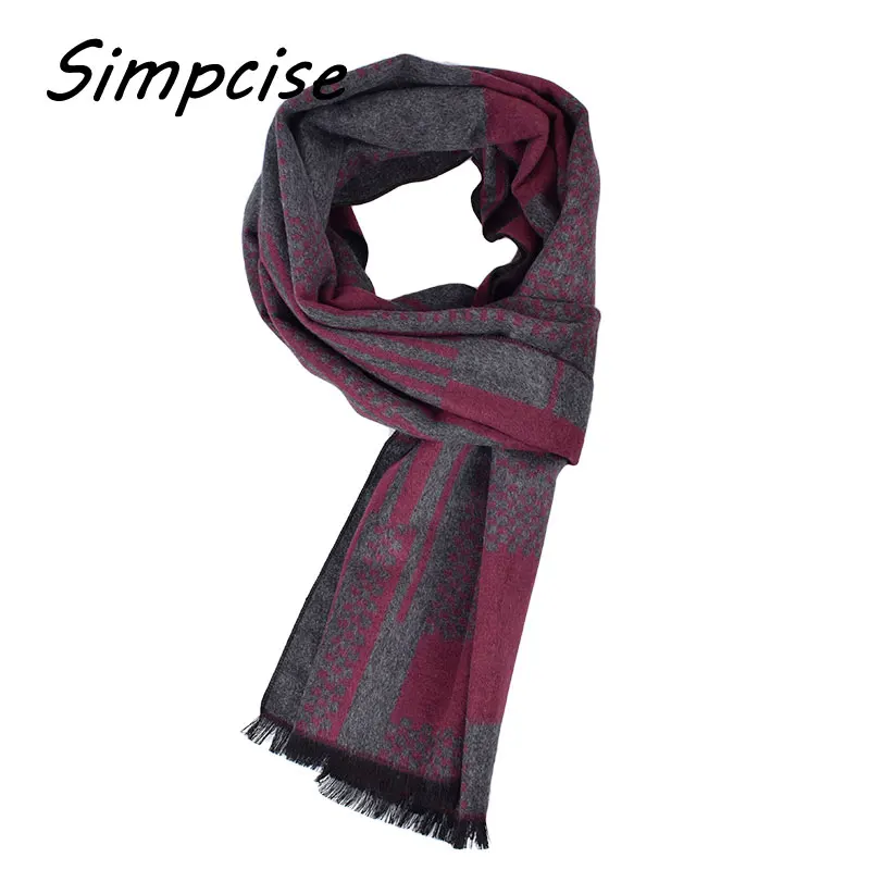 mens infinity scarf Bufandas 2021 Foulard Fashion Designer Wrap Men Business Scarf Winter Check Scarf Men Shawls Scarves A3A18917 mens knit scarf