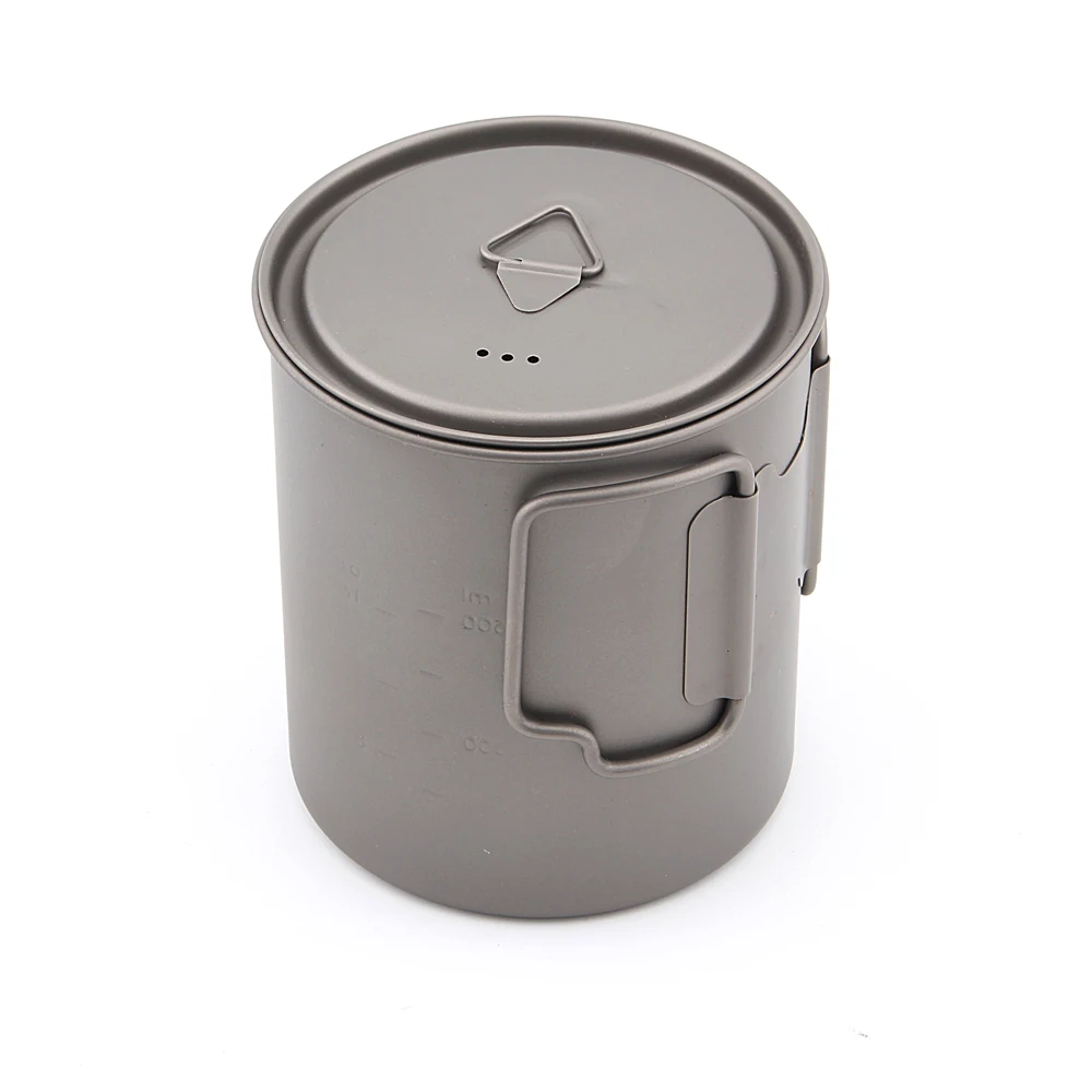 TOAKS ultraligero 750 ml de titanio olla portátil de agua taza de Camping al aire libre de cocina Picnic olla-750 POT-750-NH POT-750-BH