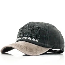 Новая черная бейсболка с буквами модные бейсболки Кепка кость хлопковая шапка для мужчин и женщин одежда оптом