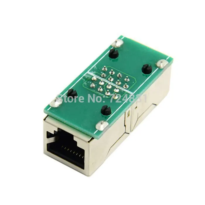 

Xiwai CAT6 RJ45 Female to Female Lan Connector Ethernet Network Cable Extension Adapter With Shield