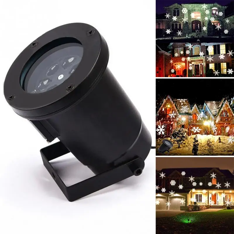 LED Snowflake Effect Lights Outdoor Christmas Light