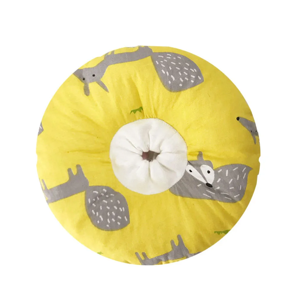 Yellow fox 1 шт. Pet Dog Cat Защитная крышка воротник шеи анти-укус мягкая защита от царапин восстановление горячая распродажа - Цвет: Yellow fox