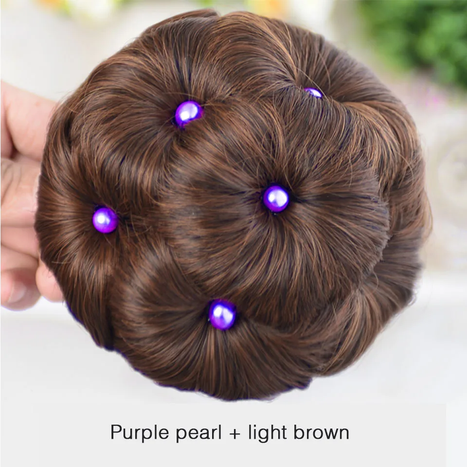 DIFEI короткая женская прическа, прямые пушистые натуральные короткие волосы синтетический парик для американских африканских женщин переиздание - Цвет: Purple light brown