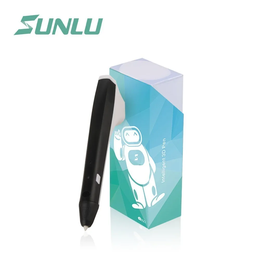SUNLU M1 3d принтер Ручка для детей Образование 3D печать карандаш Diy игрушки гаджет для детей и взрослых поддержка PCL/PLA нити - Цвет: M1 3D pen (Black)