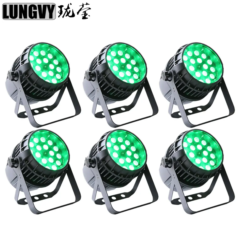 Free Shipping 6pcs/Lot Par Led Zoom 18x12w Rgbw 4in1 Led Zoom Par For ...