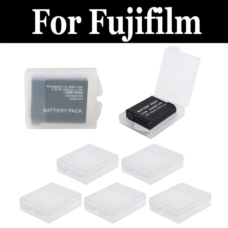 5 шт. защитная коробка для хранения батарей fujifilm FinePix XP11 XP10 XP130 XP120 X100 XP200 XP140 XP150 XP30
