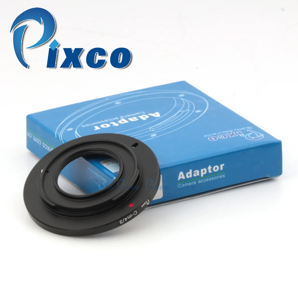 Pixco Adaptador de lente para Olympus OM Mount Lens a 16 mm C Mount Film Camera