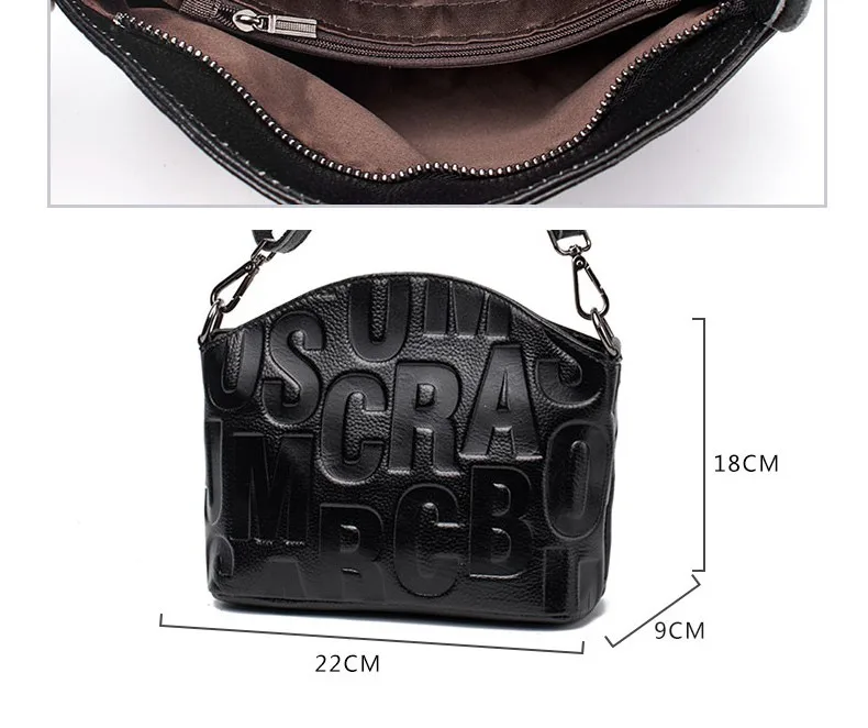  Brand Fashion Bags genuine leather bag elegant handbag Luxury Style women leather handbags bolsa feminina Many colors (8)