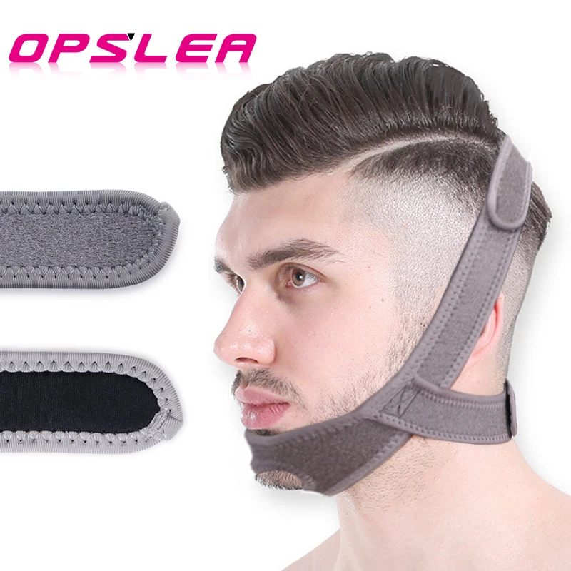 Healthy Sleeping Aid Equipment Adjustable Anti Snoring Chin Strap