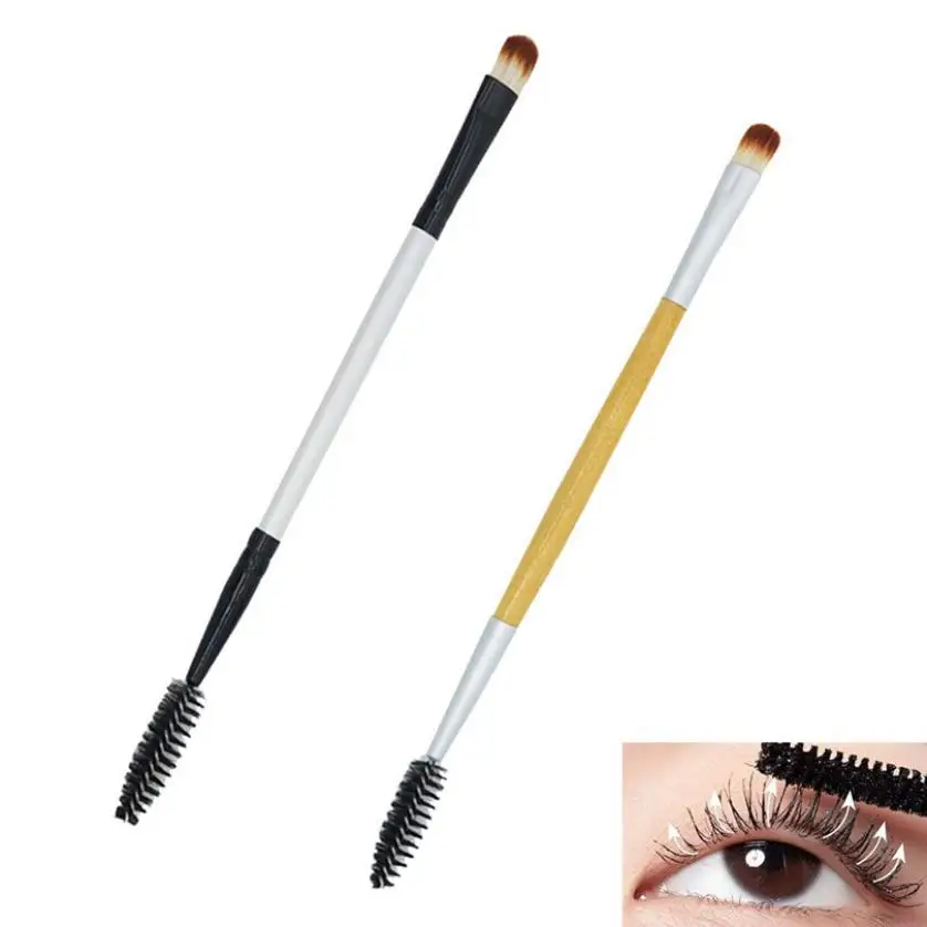 

2018 Makeup brushes Double-end Eye shadow Eyeliner brush Eyelashes Extension Lashes Applicator Foundation Blush Cosmetic brush
