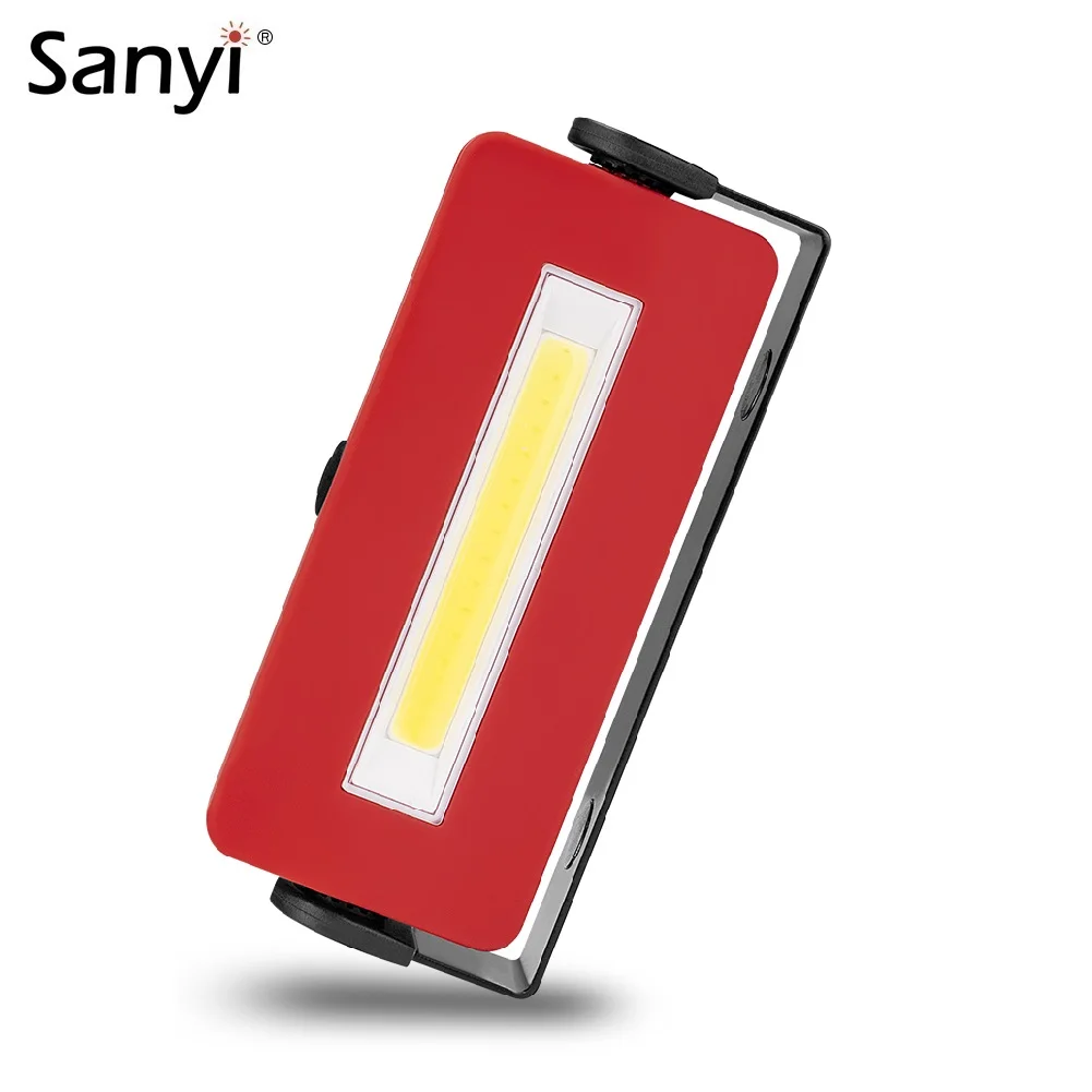 

Portable Lantern COB LED Flashlight Torch Magnetic Working Light Inspection Lamp 360 Degree Rotatary Handle Maintenance Lighting