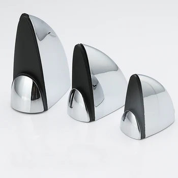 

Adjustable Zinc Alloy Bracket Support Shelf Holder For Glass / Wood Shelves Glass Clamps Bright chrome/Brushed silver