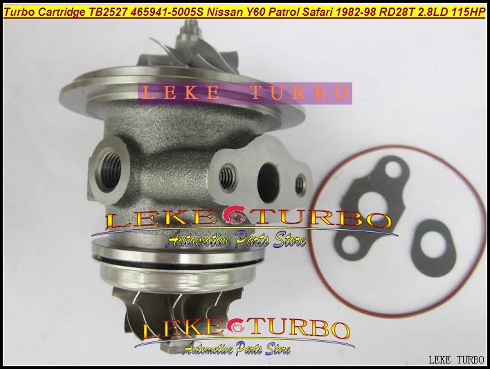 Turbo Cartridge CHRA TB2527 465941 465941-5005S Turbocharger For NISSAN Y60 Patrol Safari 1982-1998 RD28T 2.8L D 115HP (3)