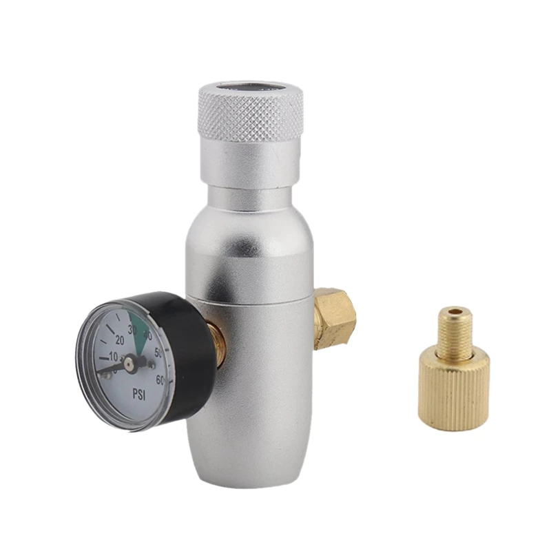 

0~60 Psi Regulated Co2 Charger Homebrew Kegging Accessories Home Draft Beer Gas Disconnect Connector Pressure Regulator