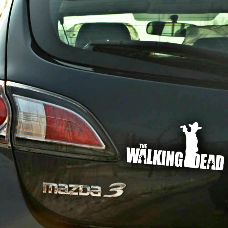 

Etie Funny Car Accessories Umbrella Corporation Walking Dead Reflective Car Sticker Decal for Volkswagen Polo Golf Audi A3