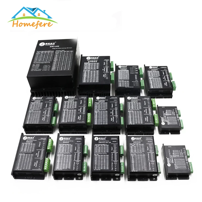 Драйвер шагового двигателя DM442 DM542 Leadshine Nema14 16 17 23 34 42 0 5 8.3AA|Драйвер двигателя| |