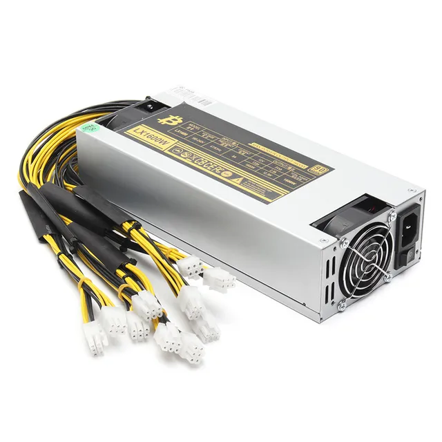 Best Offers 1600W Mining Minner Power Supply APW3++ -12-1600 PSU Power Supply BTC Antminer Miner Power Supply Computer Components