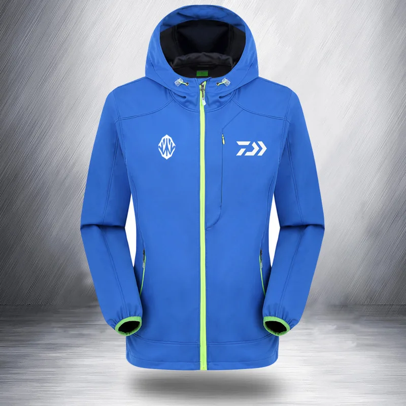 

2018 Autumn Winter New Daiwa Outdoor Hiking Fishing Clothing Men Waterproof Fast Dry Breathable Warm Coat Lightweight Jacket