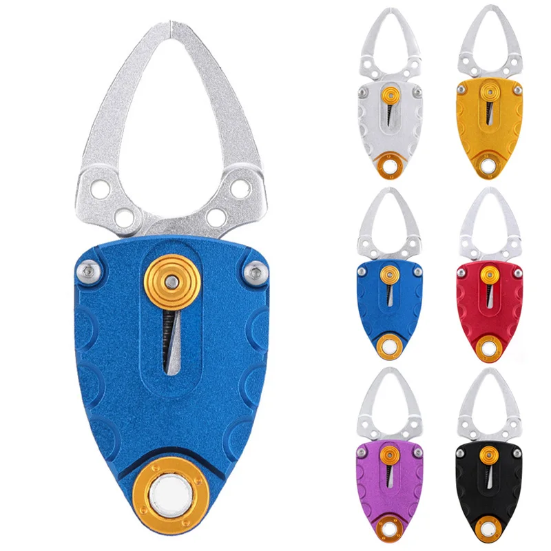 

High Portable 9.3cm Mini Fishing Grip Fish Lip Grabber Gripper Professional Fish Tackle Tools DOG88