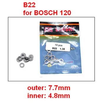 

B22 diesel common rail injector nozzle lift travel adjusting washers gaskets for BOSCCH 120