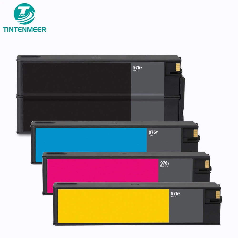 Очень большой картридж TINTENMEER 976xl comsumable 976 976Y совместимый с HP PageWide Pro 552 577 принтер