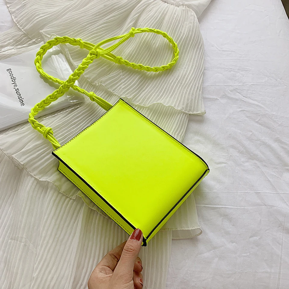 neon green bag