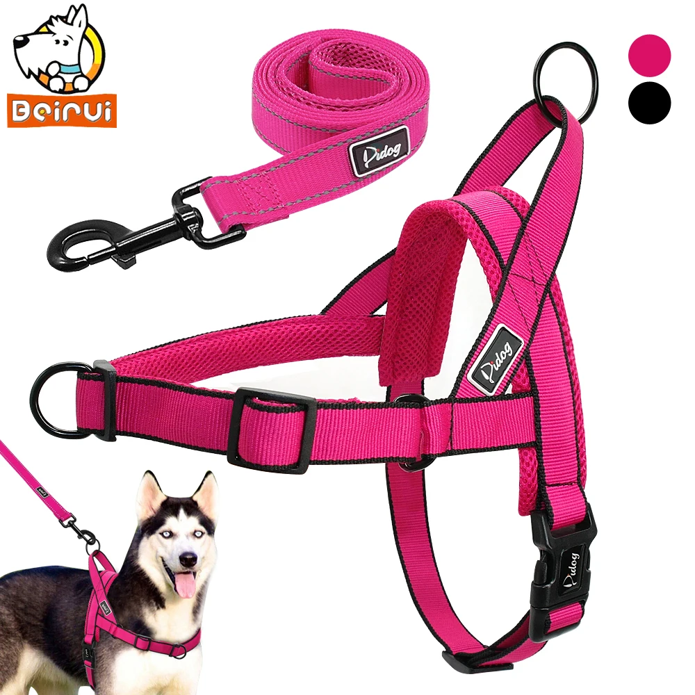 Nylon Adjustable Breathable Harnesses Leads Sets for Small Medium Large