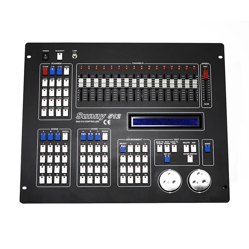 

Sunny512 Channels DMX512 DMX Controller DMX512 Channel For Stage Effect DJ Disco Lighting Party Light Disco Stage Lighting Profe
