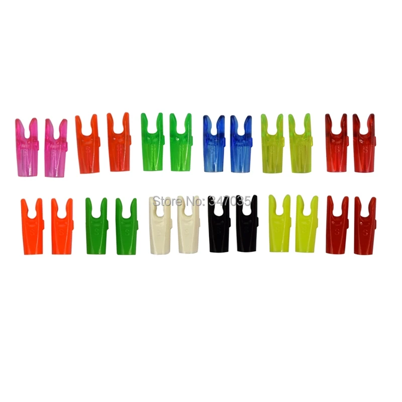 

50 pcs/lot Plastic S Pin Nock Arrow Shaft Accessories Outdoor Hunting Shooting Archery Bow Parts
