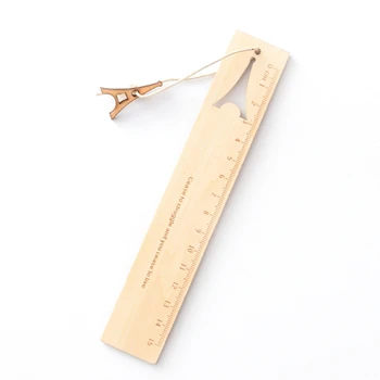

Hollow Pattern 15cm Wooden Ruler For Kids Metric Rule Precision Sided Measuring Tool Learning Office School Stationery