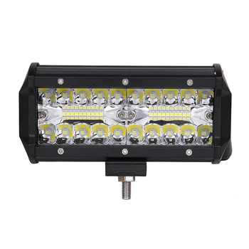 

ECAHAYAKU 7 inch LED Work Light 120W Led Bar 12V 3-Row Combo Beam Auto Driving Lamp for offroad ATV Boat Jeep SUV Truck utz 4x4