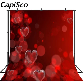 

Capisco Valentine's Day Photography Background Vinyl Backdrop Photo Booth Props Wedding Party For Photo Studio