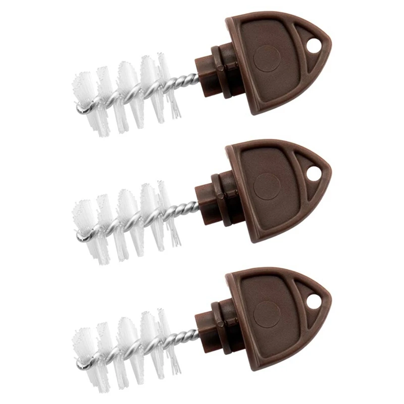 Beer Plugs Tap Brush, 30 Pack Beer Faucet Tap Cleaning Plug Hygiene Brush for Draft Beer Faucet Cap(Brown