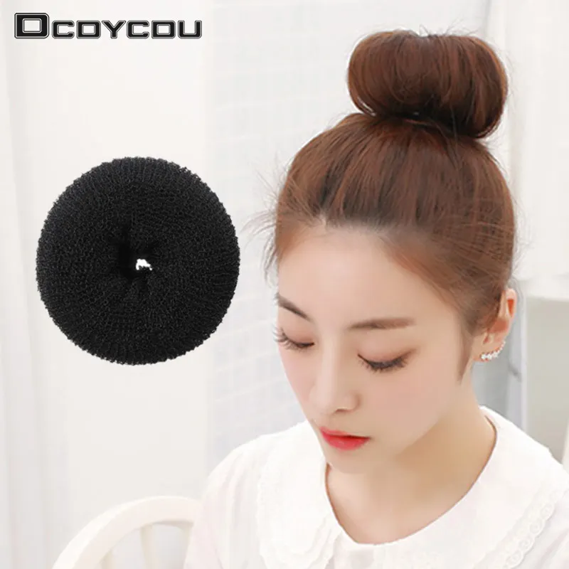 

3 Colors Size S/M/L Fashion Women Magic Shaper Donut Hair Ring Bun Hair Accessories Lady Styling Tool Hair Accessories