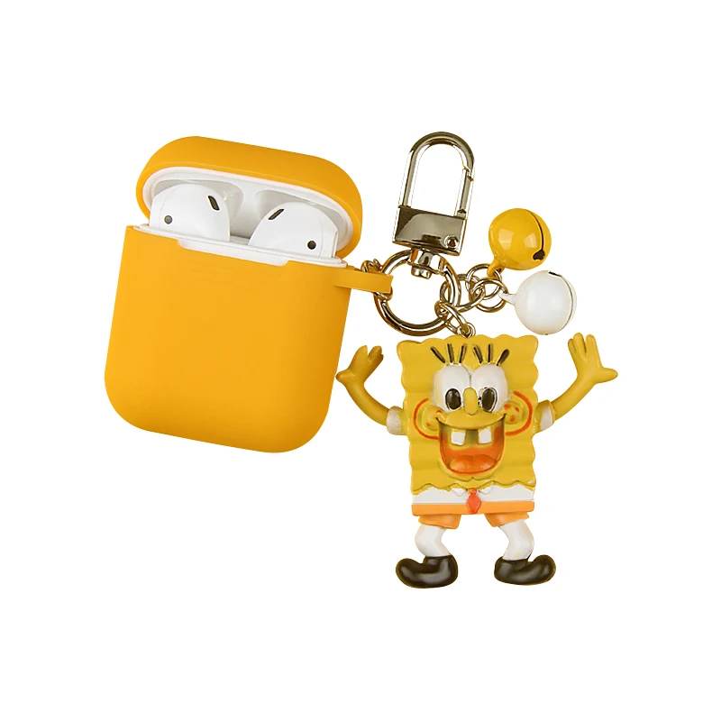 

Cartoon SpongeBob Silicone Case for Apple Airpods Case Air pods Accessories Bluetooth Earphone Headphone Protective Cover