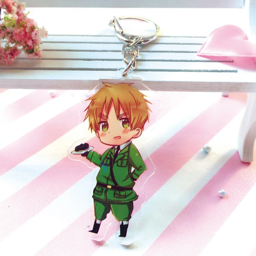 9 шт./лот акриловый брелок Hetalia с аниме осью фигурка кулон игрушки подарки|Игровые