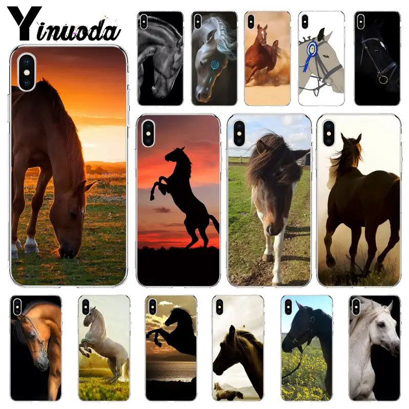 Прозрачный чехол Yinuoda для сотового телефона Apple IPhone 8 7 6 6S Plus X XS MAX 5 5S SE XR | Мобильные