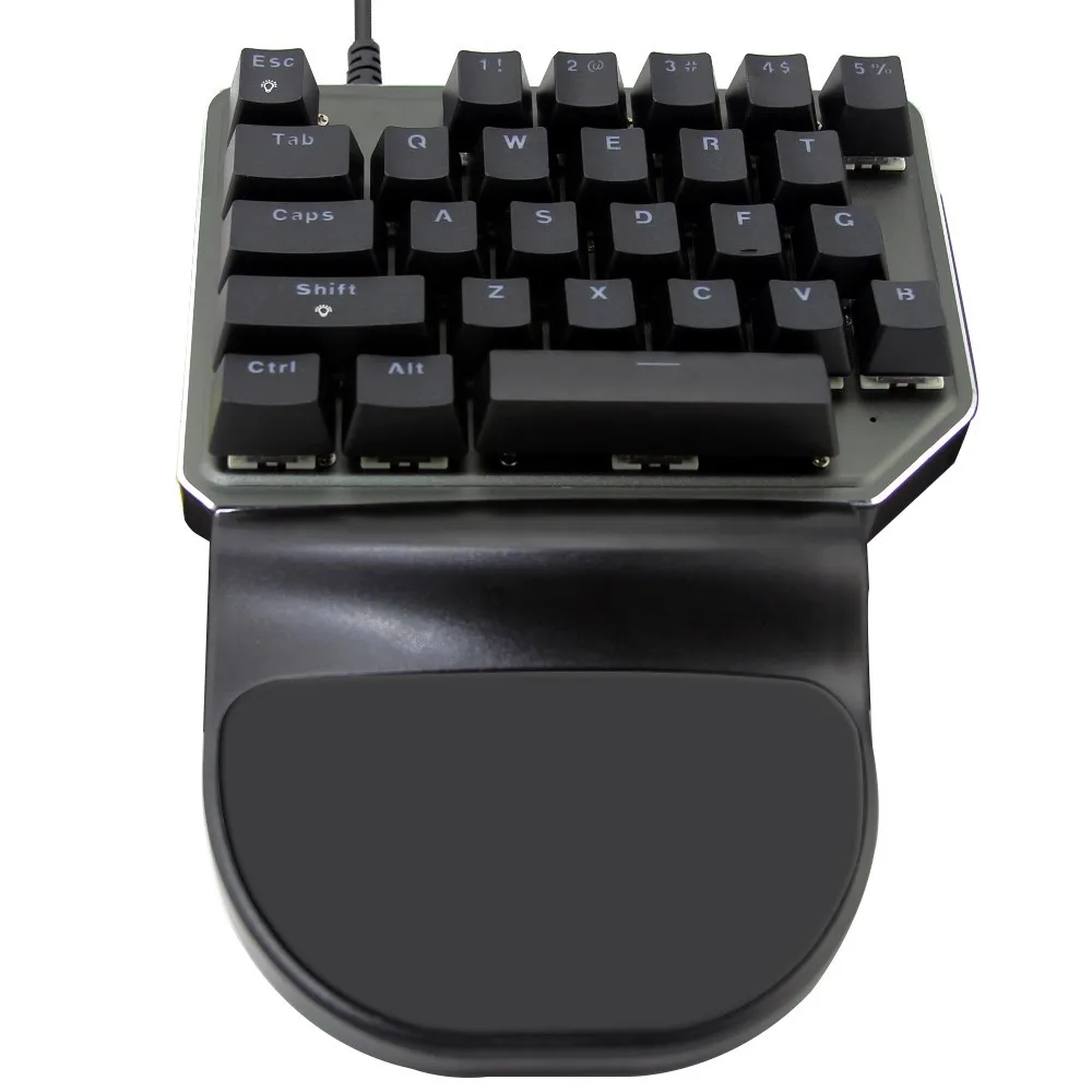 Motospeed игровая Проводная компьютерная геймерская мышь, комбинации клавиш, мини механическая клавиатура с подсветкой, 27 клавиш, 3500 dpi, 6 кнопок, игровая мышь Mause - Цвет: Keyboard Only