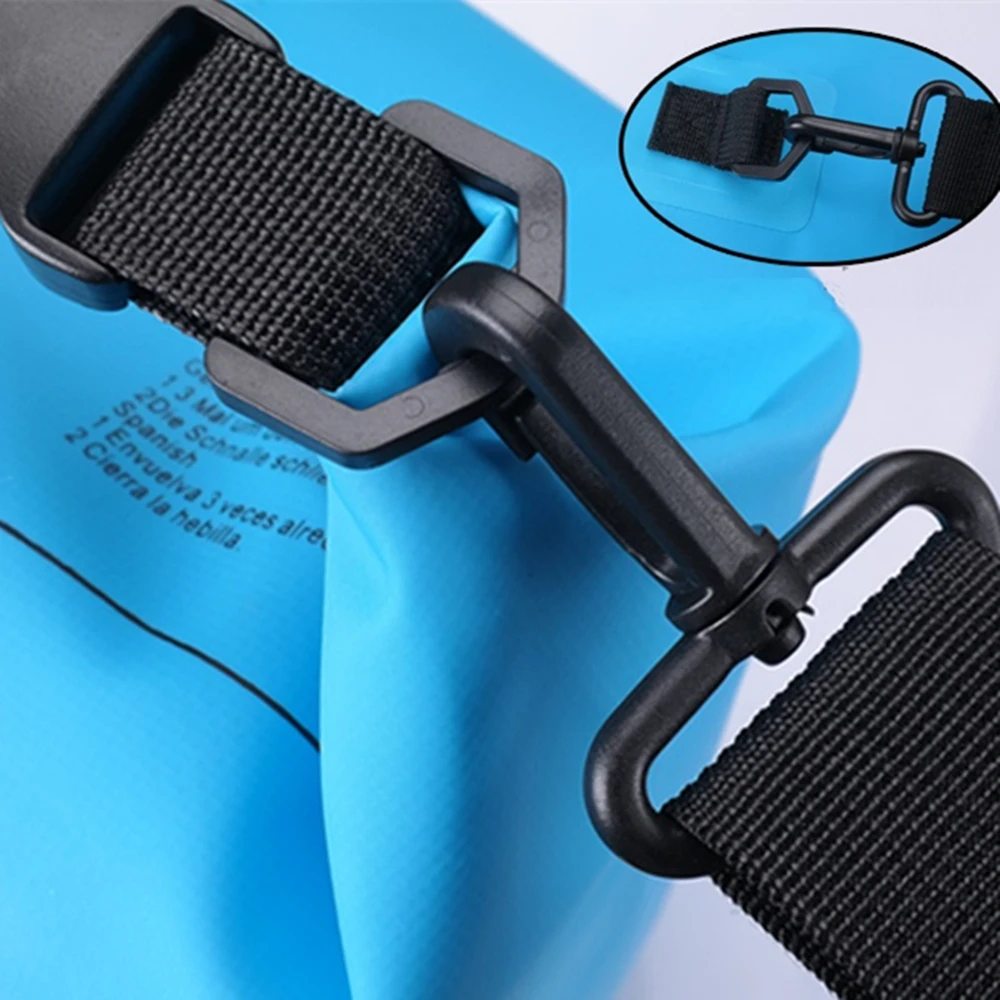 Bolsa seca resistente al agua impermeable 3L bolsa de almacenamiento bolsa de natación al aire libre kayak canoa río Trekking bote Bolsa seca resistente al agua impermeable 3L bolsa de almacenamiento bolsa de natación al aire libre kayak canoa río Trekking bote