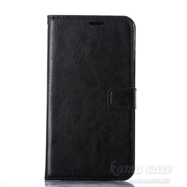 Винтажный чехол-книжка с подставкой для телефона LG nexus 6, стильный кошелек с держателем для карт и фоторамкой, чехол из искусственной кожи в стиле ретро - Цвет: Черный