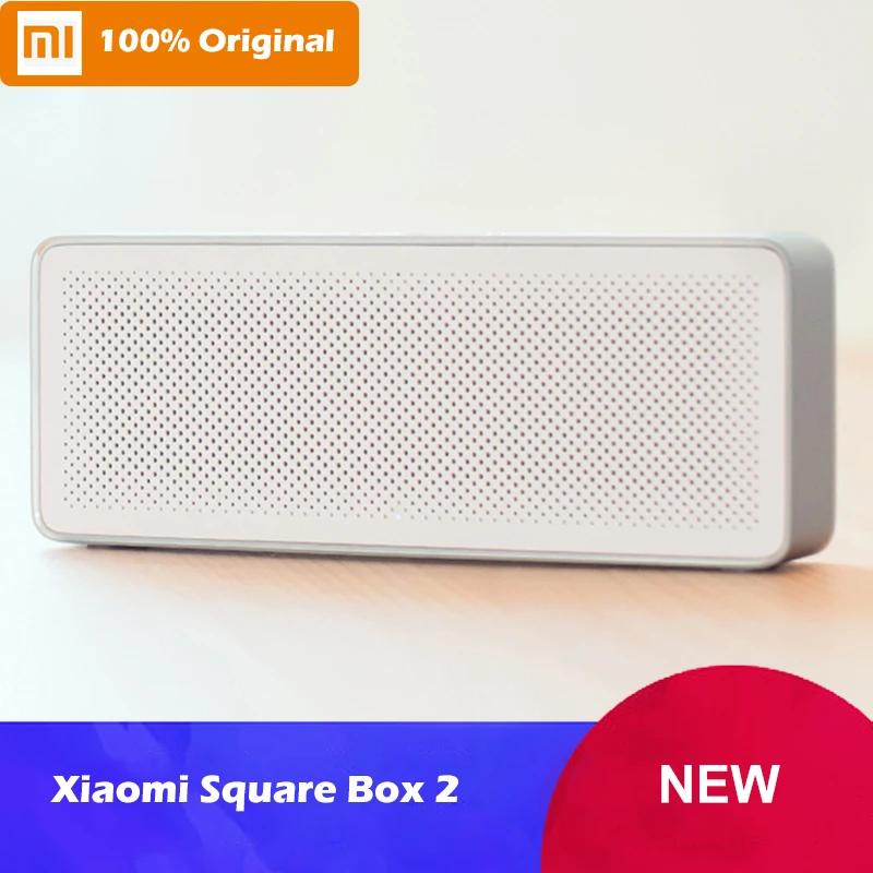 

Original Xiaomi Mi Bluetooth Speaker Square Box 2 Stereo Portable Bluetooth 4.2 HD High Definition Sound Quality Play Music